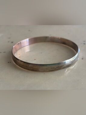 Silver Bangle-9.5”